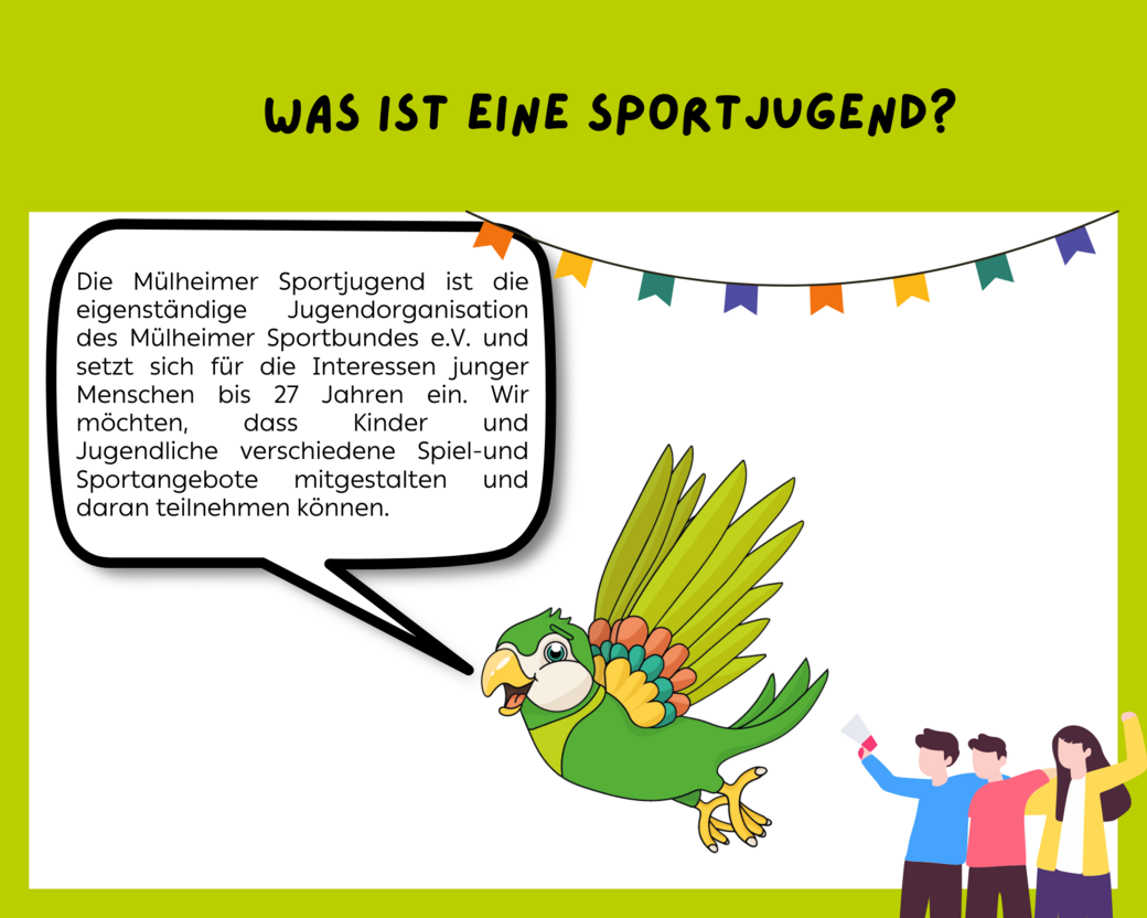 Comic-Erklärung der Sportjugend