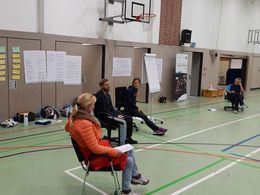 Theoretische Einheit im Rahmen einer Fortbildung zum Thema "Integration durch Sport"