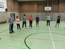 Sportspiele im Rahmen der Fortbildung "Integration durch Sport"