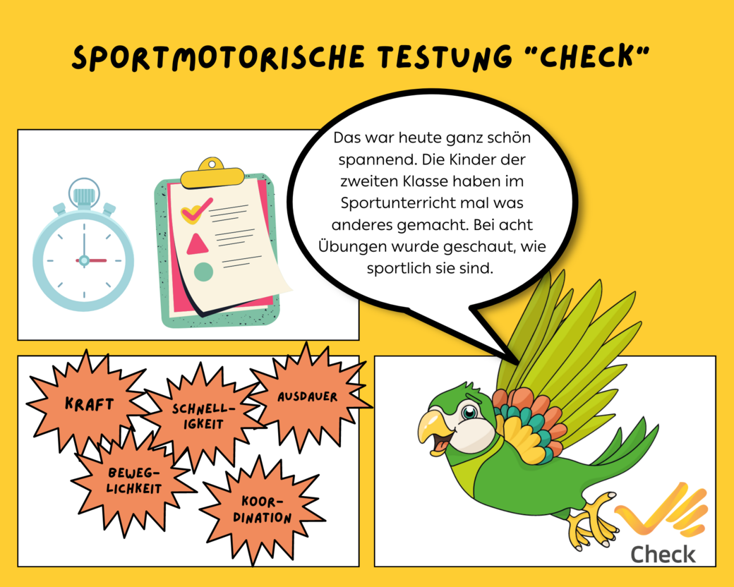 Comic-Erklärung des Projekts "Check"